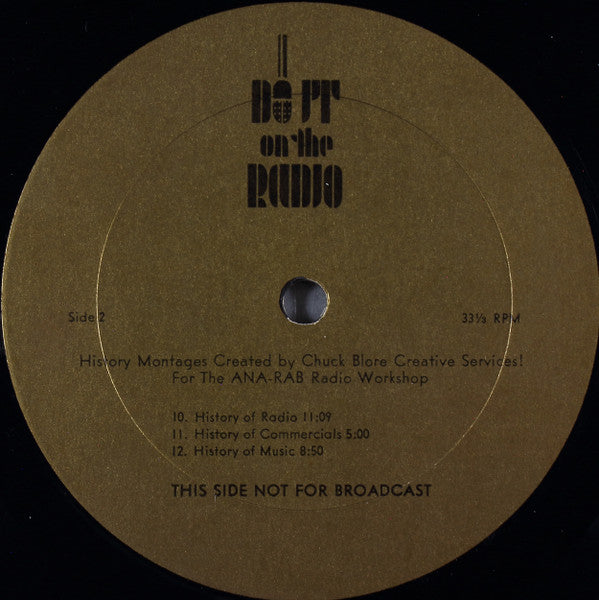 Chuck Blore : Do it On The Radio (LP)