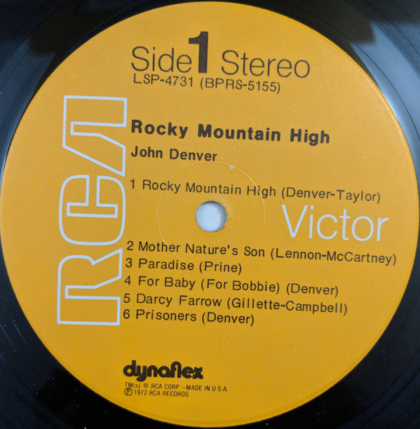 John Denver : Rocky Mountain High (LP, Album, RP, Hol)