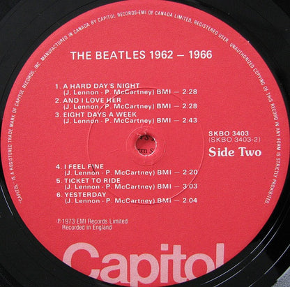 The Beatles : 1962-1966 (2xLP, Comp, RE)