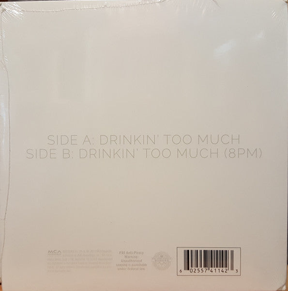 Sam Hunt (4) : Drinkin’ Too Much (7", RSD, Single)