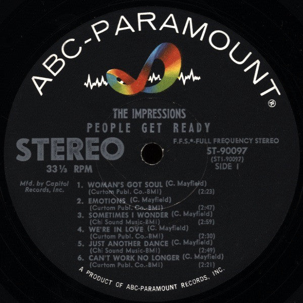 The Impressions : People Get Ready (LP, Album)