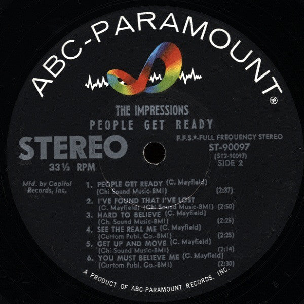 The Impressions : People Get Ready (LP, Album)