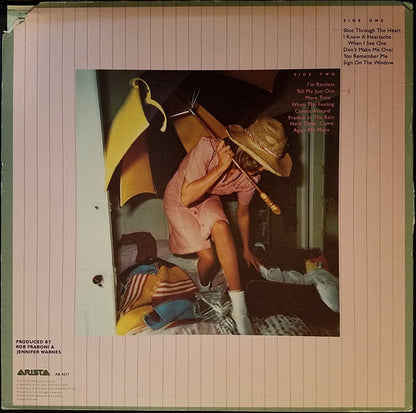 Jennifer Warnes : Shot Through The Heart (LP, Album, San)