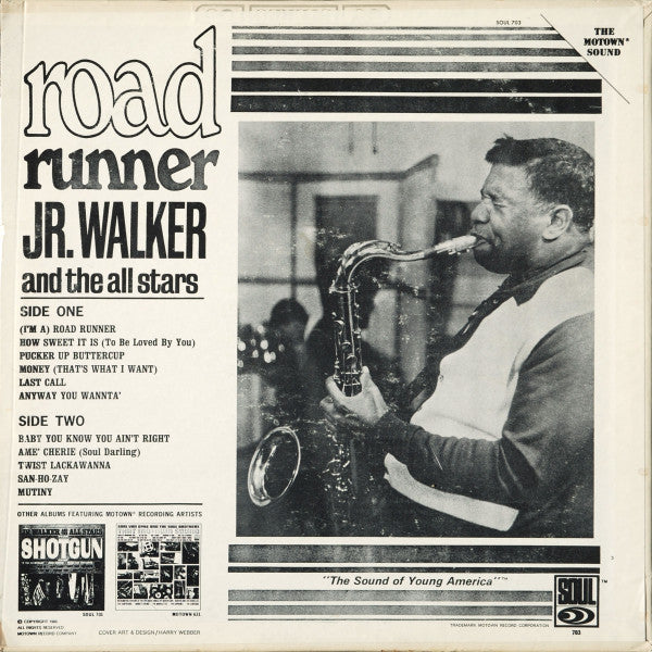 Jr. Walker & The All Stars* : Road Runner (LP, Album, Mono, Ter)