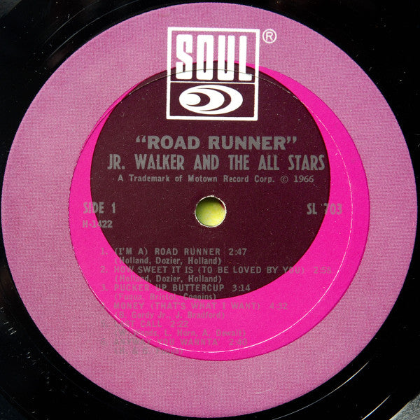 Jr. Walker & The All Stars* : Road Runner (LP, Album, Mono, Ter)