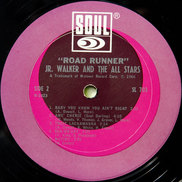 Jr. Walker & The All Stars* : Road Runner (LP, Album, Mono, Ter)