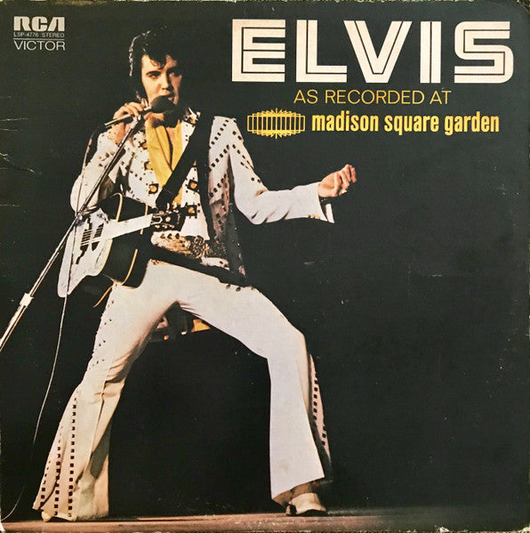 Elvis Presley : Elvis As Recorded At Madison Square Garden (LP, Album, RE)