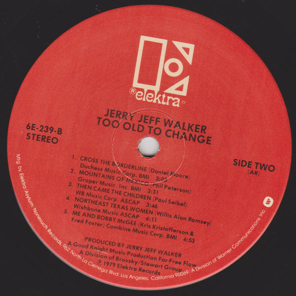 Jerry Jeff Walker : Too Old To Change (LP, Album, AR)