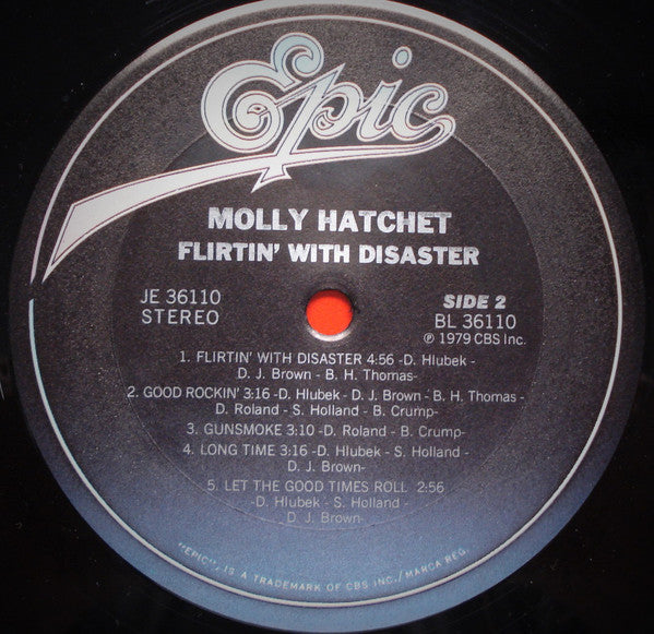 Molly Hatchet : Flirtin' With Disaster (LP, Album, Pit)