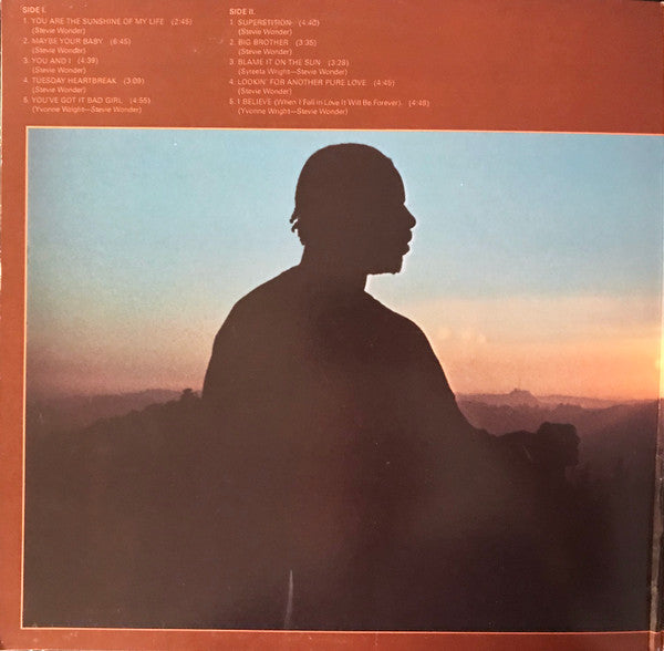 Stevie Wonder : Talking Book (LP, Album, RE, RP, Mon)