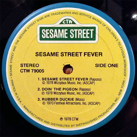 Sesame Street : Sesame Street Fever (LP, Album, Kee)
