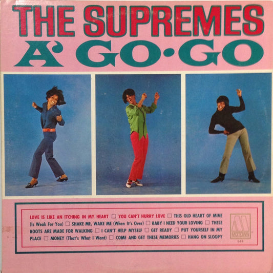 The Supremes : A' Go-Go (LP, Album, Mono, Ind)
