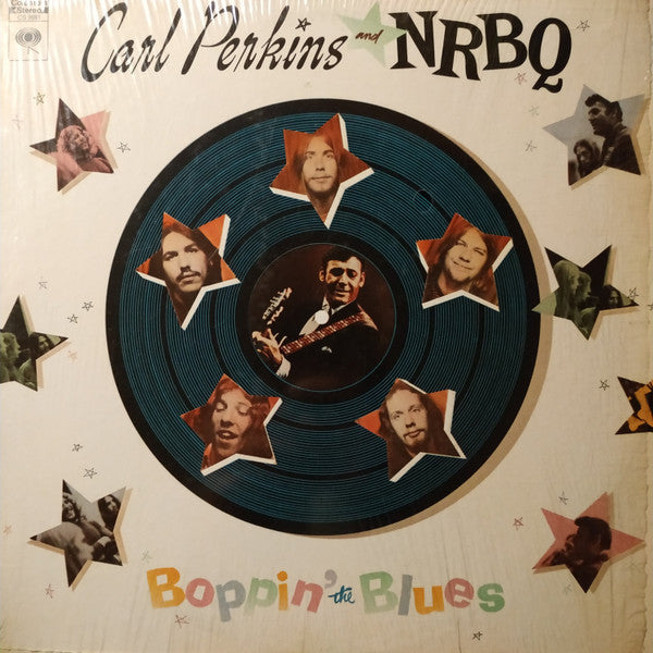 Carl Perkins And NRBQ : Boppin' The Blues (LP, Album, RP)