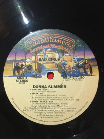 Donna Summer : Bad Girls (2xLP, Album, 75)