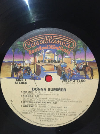 Donna Summer : Bad Girls (2xLP, Album, 75)