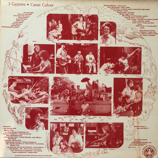 Casse Culver : 3 Gypsies (LP, Album)