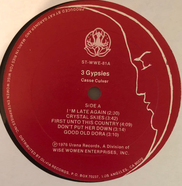 Casse Culver : 3 Gypsies (LP, Album)