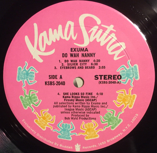 Exuma : Do Wah Nanny (LP, Album, Mon)