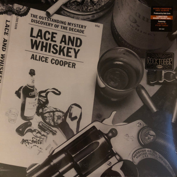 Alice Cooper (2) : Lace And Whiskey (LP, Album, Ltd, RE, Bro)