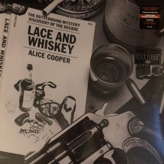 Alice Cooper (2) : Lace And Whiskey (LP, Album, Ltd, RE, Bro)