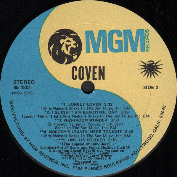 Coven (3) : Coven (LP, Album)