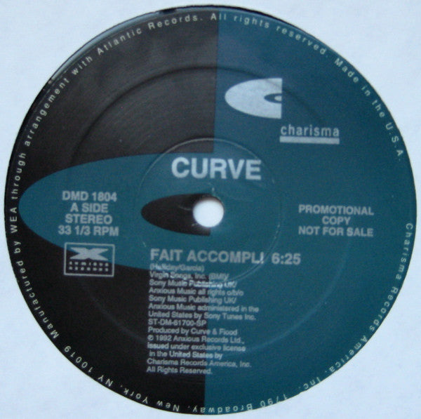 Curve : Faît Accompli (12", Promo)
