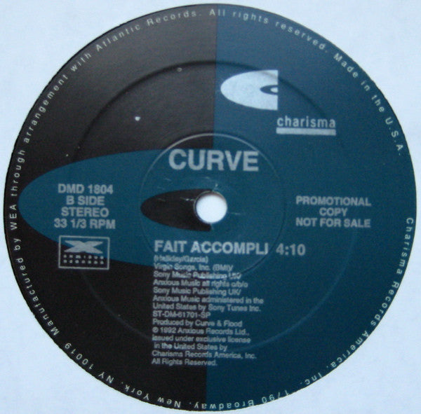 Curve : Faît Accompli (12", Promo)