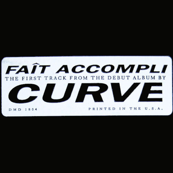 Curve : Faît Accompli (12", Promo)