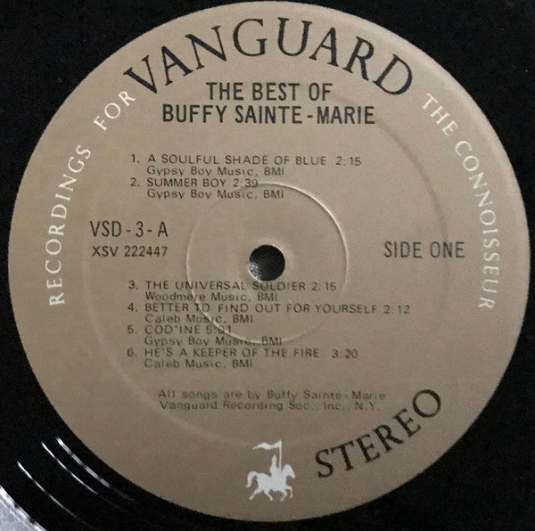 Buffy Sainte-Marie : The Best Of Buffy Sainte-Marie (2xLP, Comp, Club)
