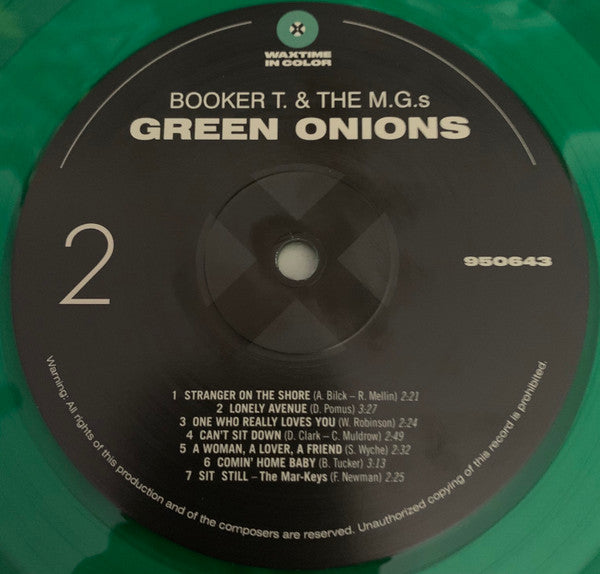 Booker T. & The M.G.s* : Green Onions (LP, Album, Ltd, RE, RM, Gre)
