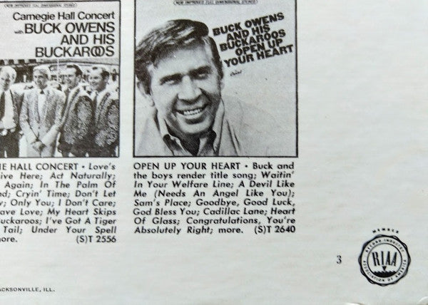 Buck Owens And The Buckaroos* : It Takes People Like You To Make People Like Me (LP, Album, Scr)