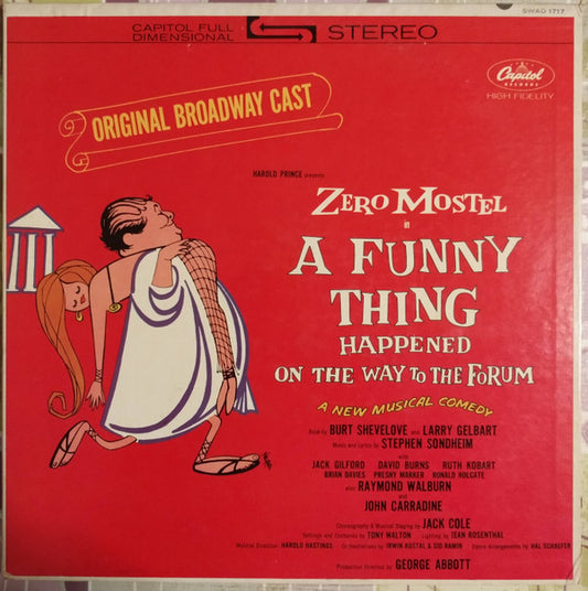 "A Funny Thing Happened On The Way To The Forum" Original Broadway Cast : A Funny Thing Happened On The Way To The Forum (LP, Album)