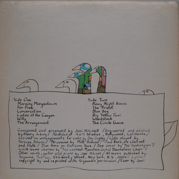 Joni Mitchell : Ladies Of The Canyon (LP, Album, RE, Spe)