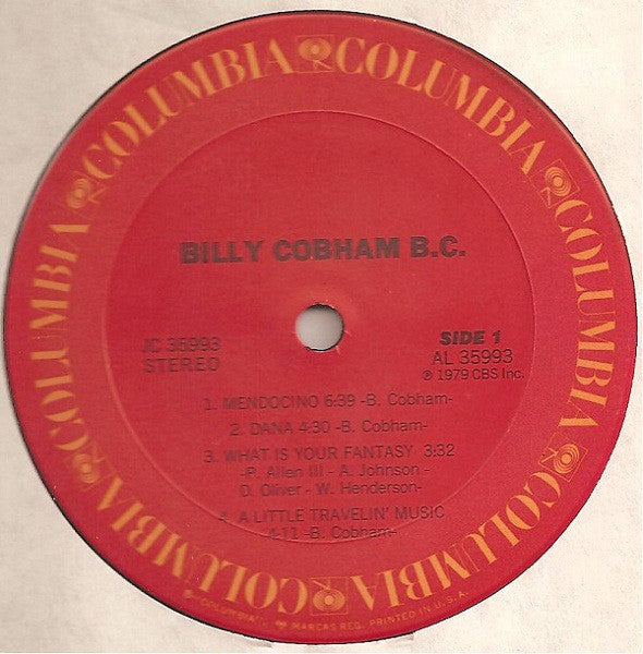 Billy Cobham : B.C. (LP, Album, San)