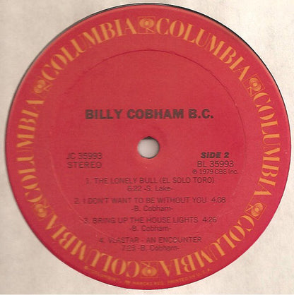 Billy Cobham : B.C. (LP, Album, San)