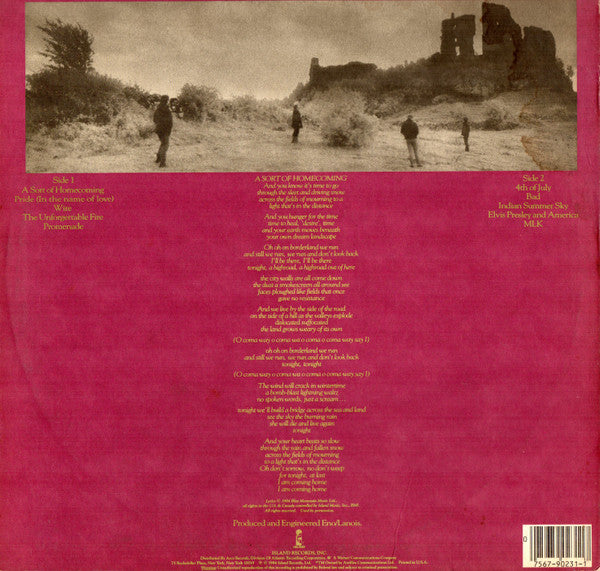 U2 : The Unforgettable Fire (LP, Album, Spe)