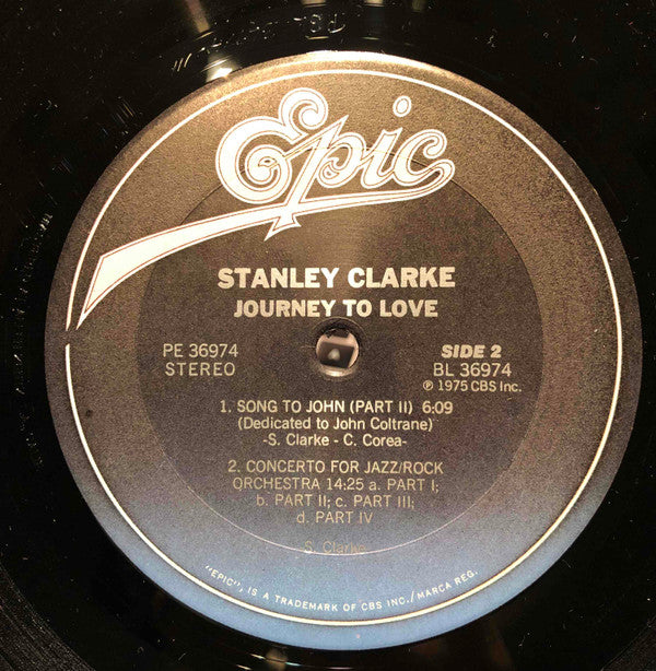 Stanley Clarke : Journey To Love (LP, Album, RE, Pit)