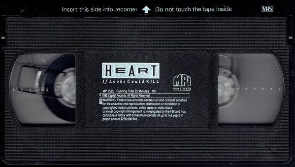 Heart : If Looks Could KILL (VHS, NTSC)