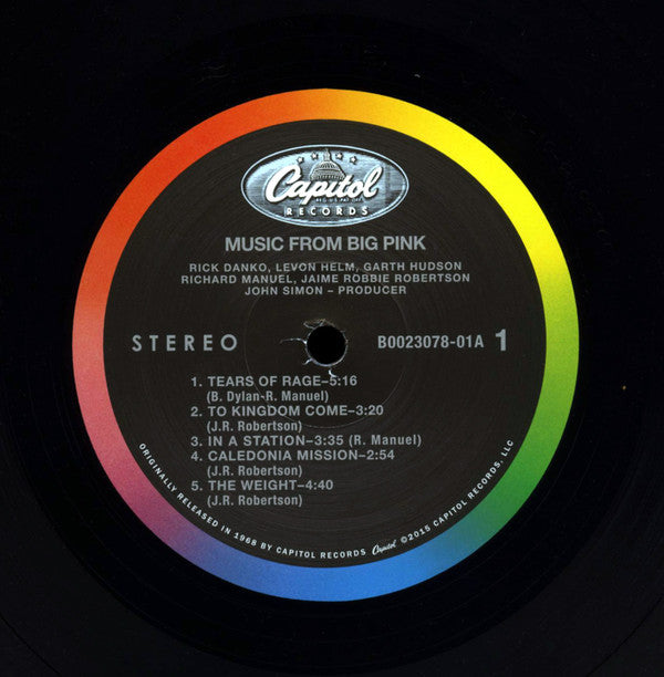 The Band : Music From Big Pink (LP, Album, RE, RM, Gat)