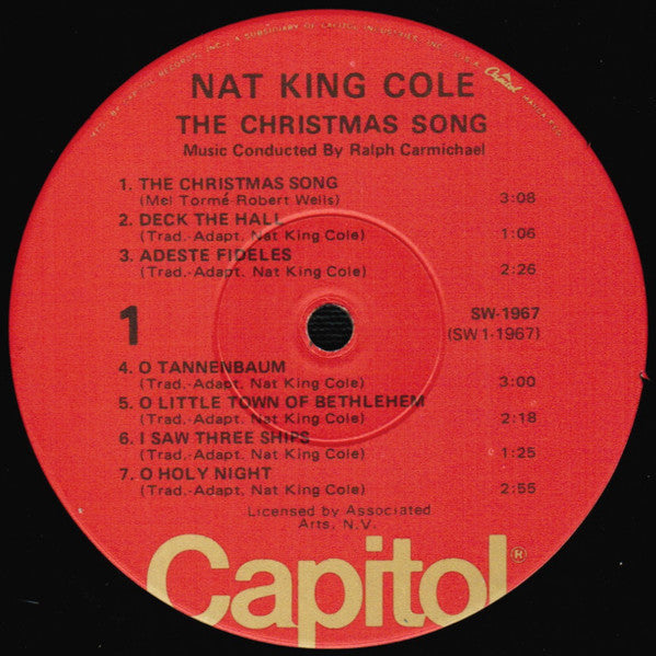 Nat King Cole : The Christmas Song (LP, Album, RE, Win)