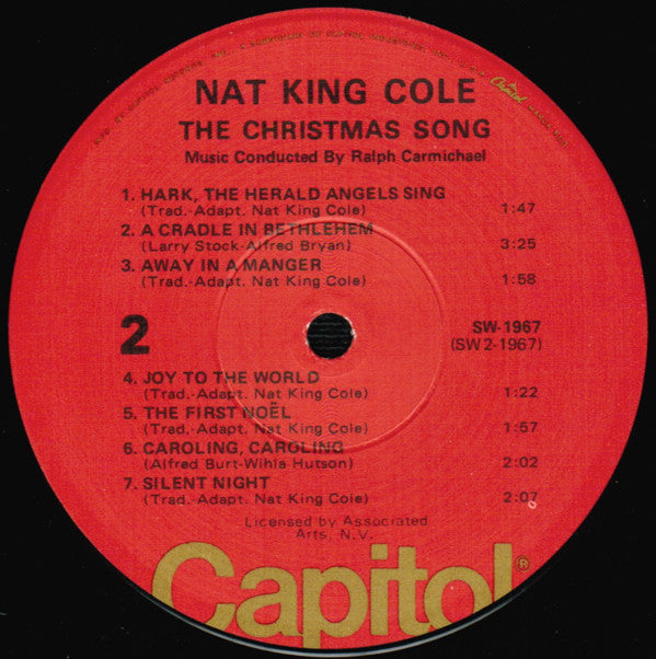 Nat King Cole : The Christmas Song (LP, Album, RE, Win)