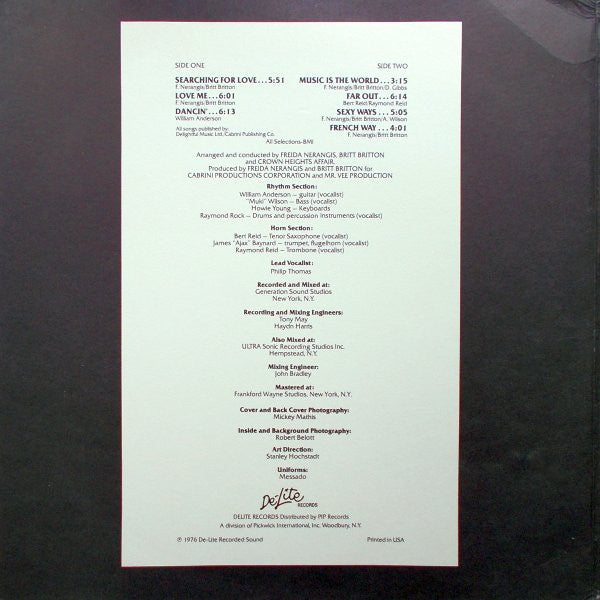 Crown Heights Affair : Do It Your Way (LP, Album, Gat)