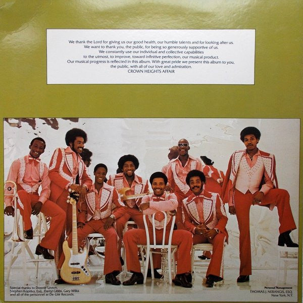 Crown Heights Affair : Do It Your Way (LP, Album, Gat)