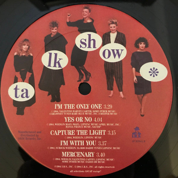Go-Go's : Talk Show (LP, Album, Club, CRC)