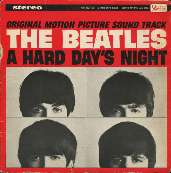 The Beatles : A Hard Day's Night (Original Motion Picture Sound Track) (LP, Album, Pit)
