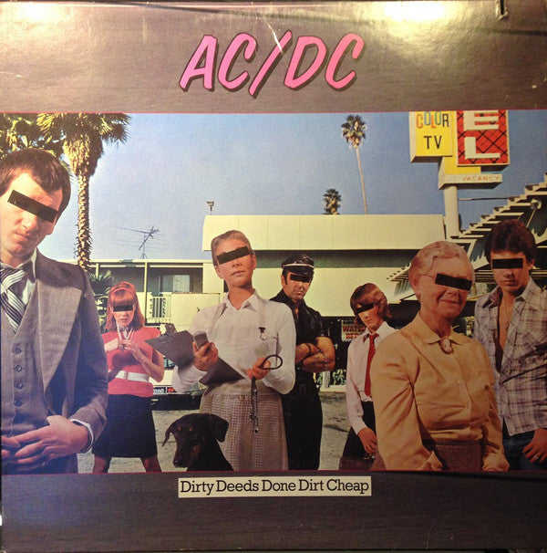 AC/DC : Dirty Deeds Done Dirt Cheap (LP, Album, RE)