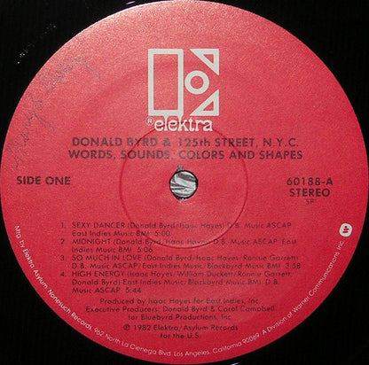 Donald Byrd And 125th Street, N.Y.C.* : Words, Sounds, Colors And Shapes (LP, Album)