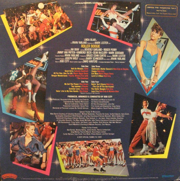 Various : Music From The Motion Picture Soundtrack "Roller Boogie" (2xLP, Album, Promo, 53 )