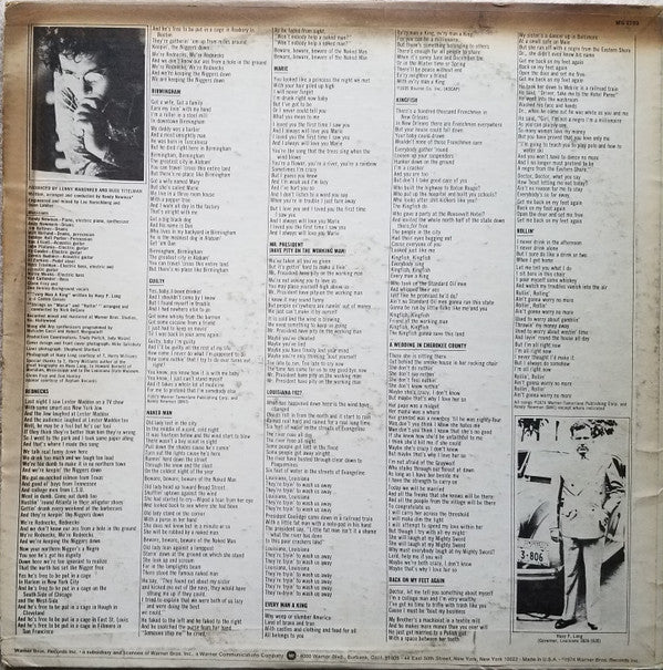 Randy Newman : Good Old Boys (LP, Album, Pit)