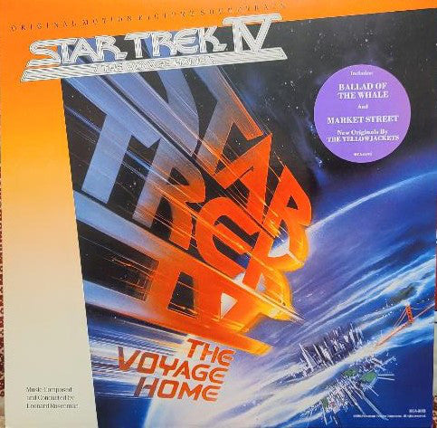 Leonard Rosenman : Star Trek IV: The Voyage Home (Original Motion Picture Soundtrack) (LP, Album, Glo)